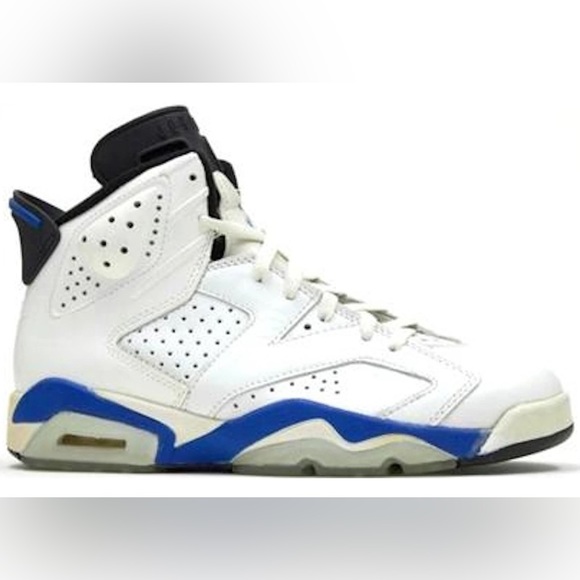 Air Jordan 6 (VI) OG Sport Blue / September Blue US5.5Y - Picture 1 of 5